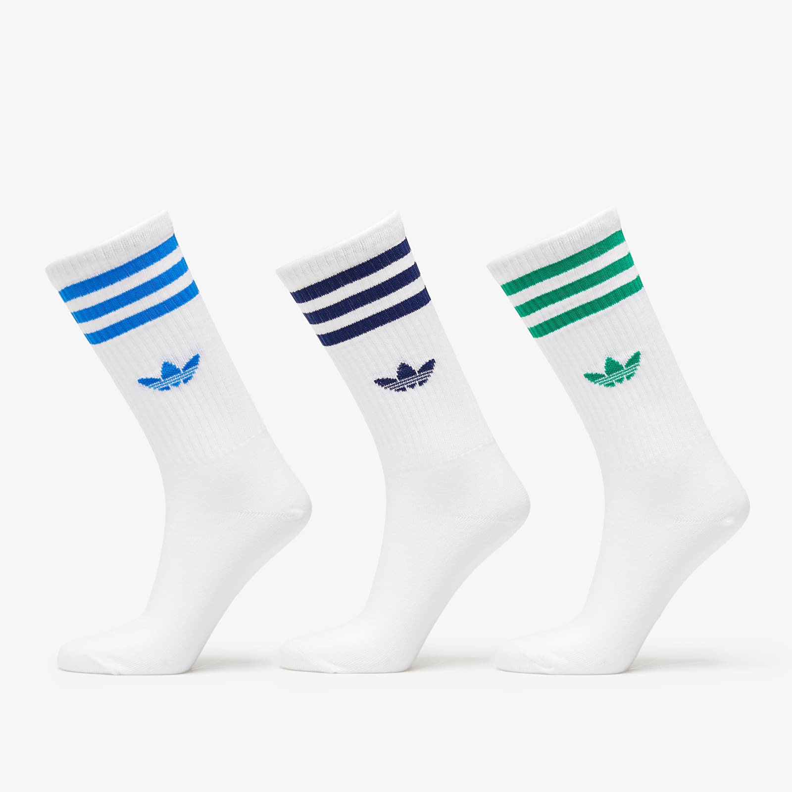 Levně adidas High Crew Sock White/ Green/ Dark blue