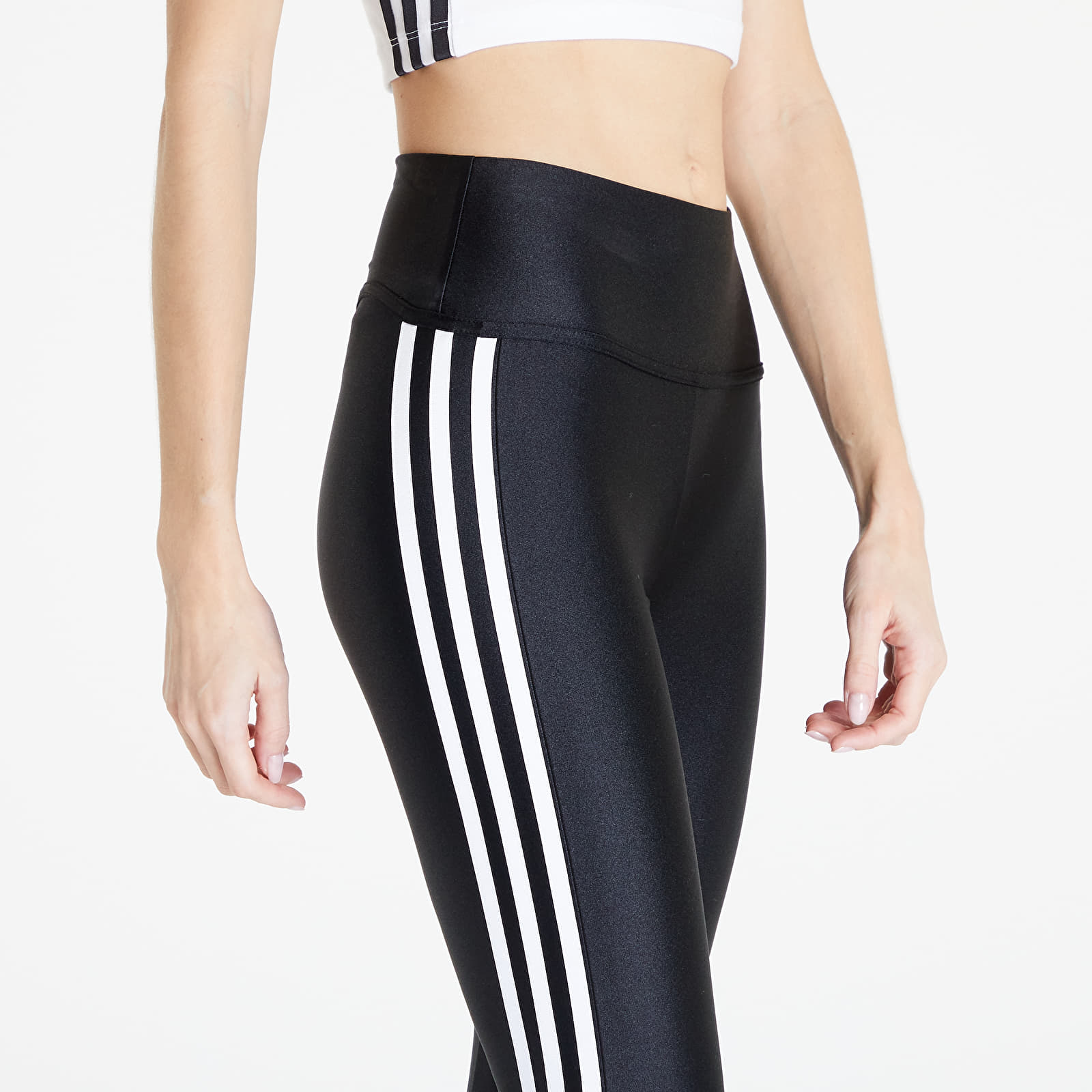 Leggins adidas 3 Stripes Leggings Black Footshop