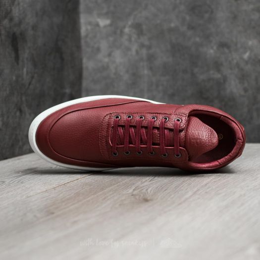 Filling Pieces Low Top Grain Maroon | Footshop