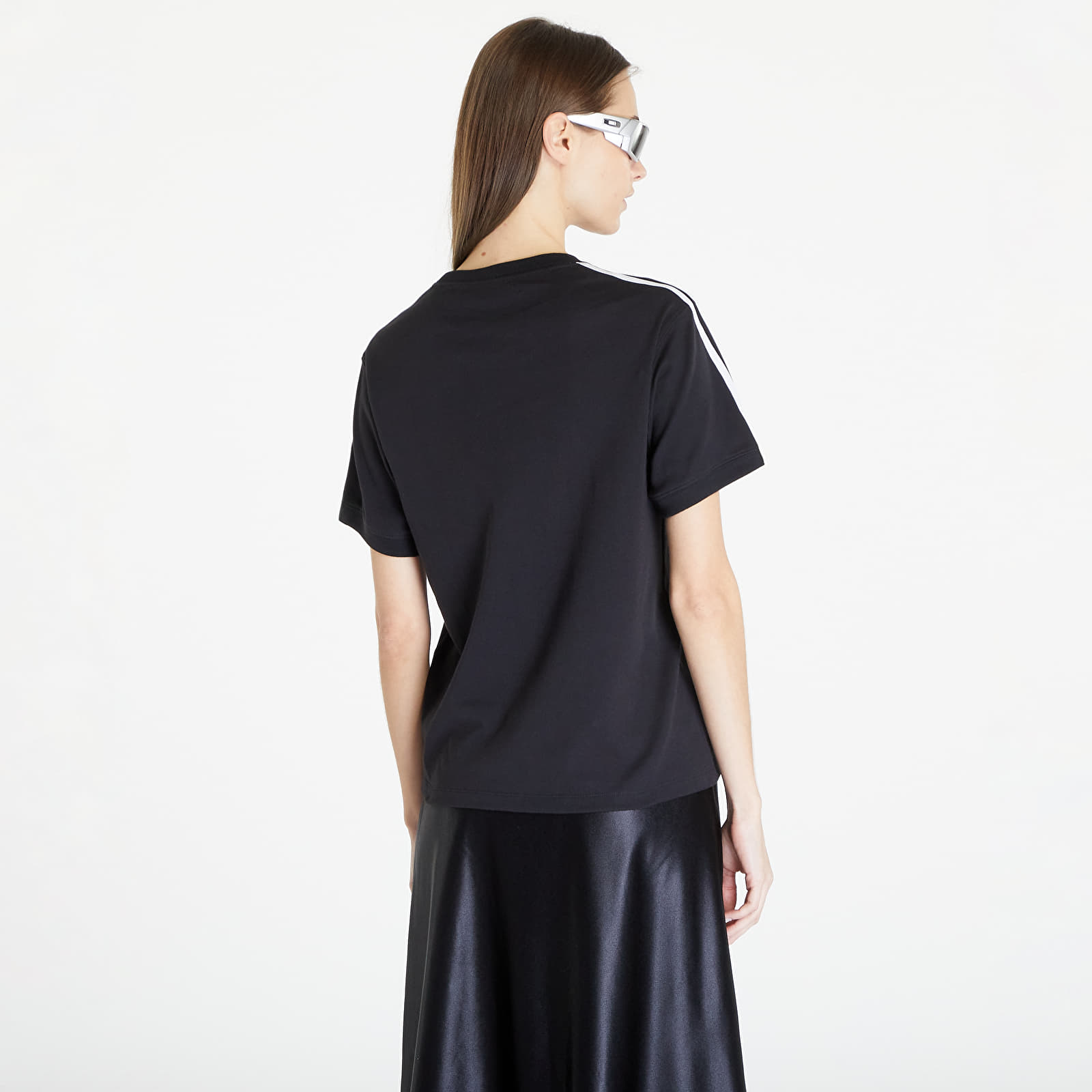 Trička adidas 3 Stripe Tee Black