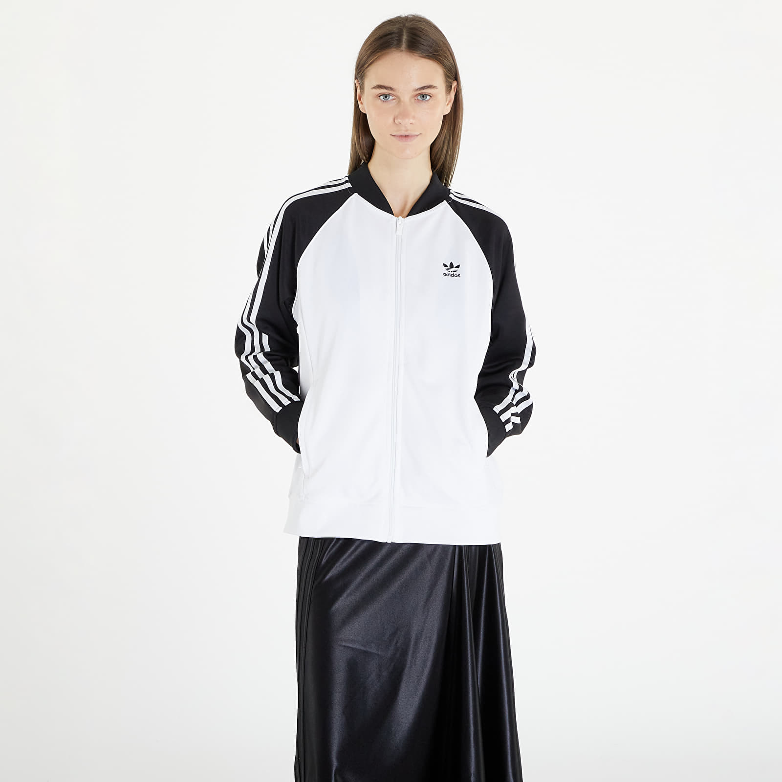 adidas Originals - adidas Sst TracK Top Sweatshirt White/ Black