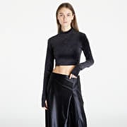 Adidas velvet store crop top