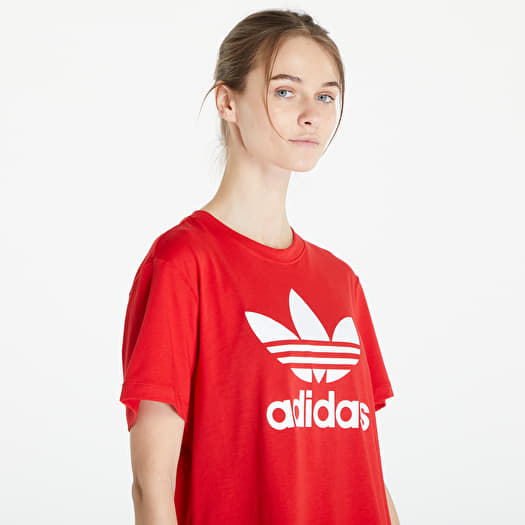 adidas Trefoil Tee Boxy Better Scarlet Footshop