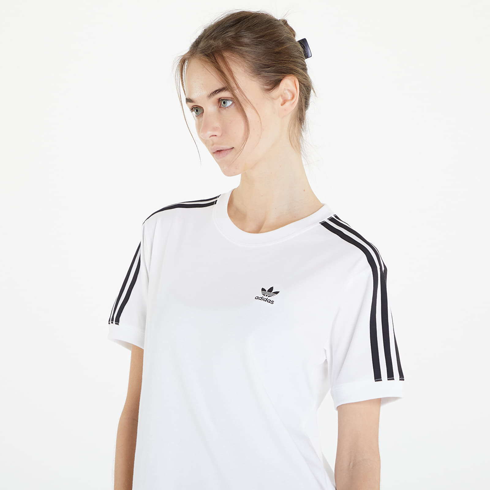 T-shirts adidas 3 Stripe Tee White