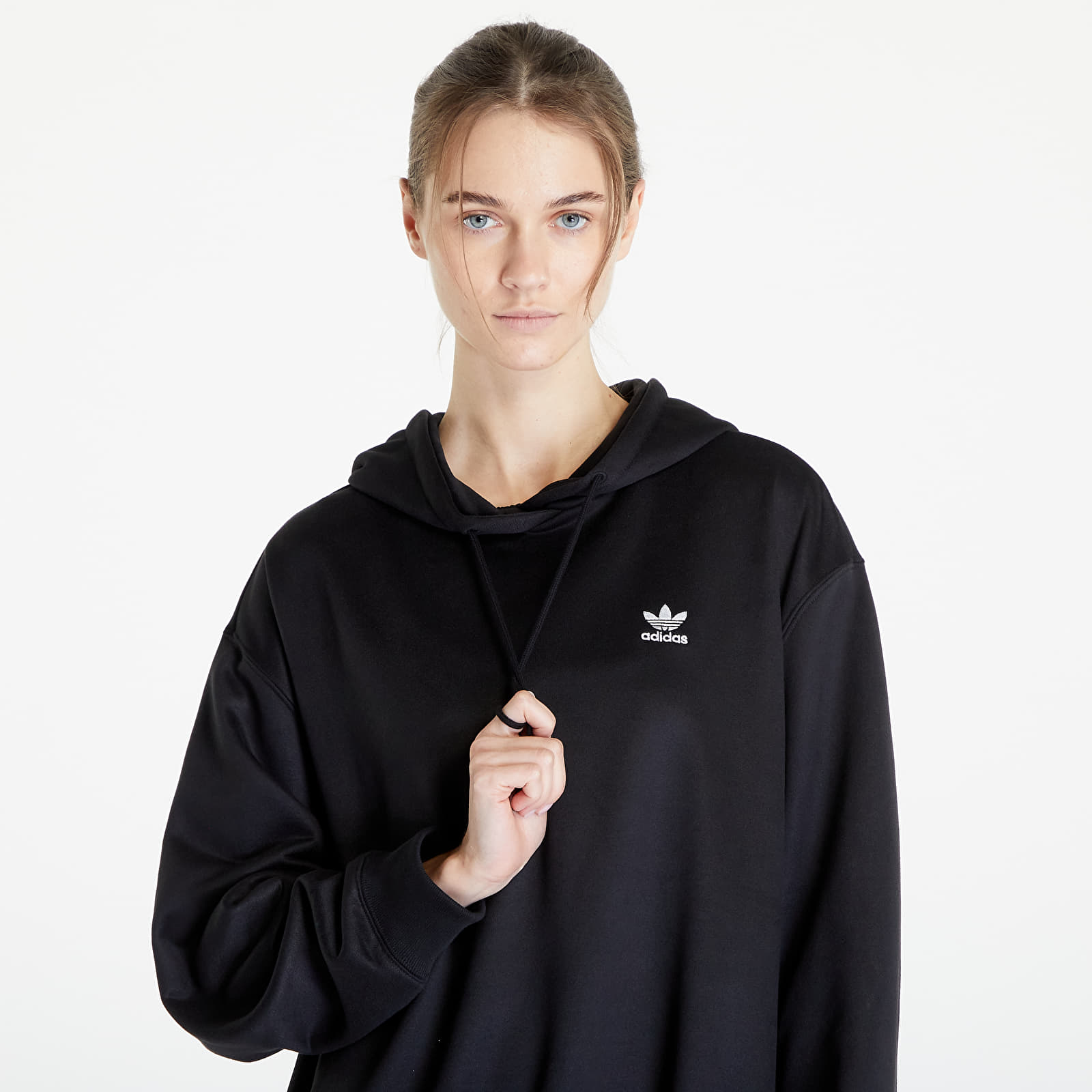 Mikiny adidas Trefoil Hoodie Black
