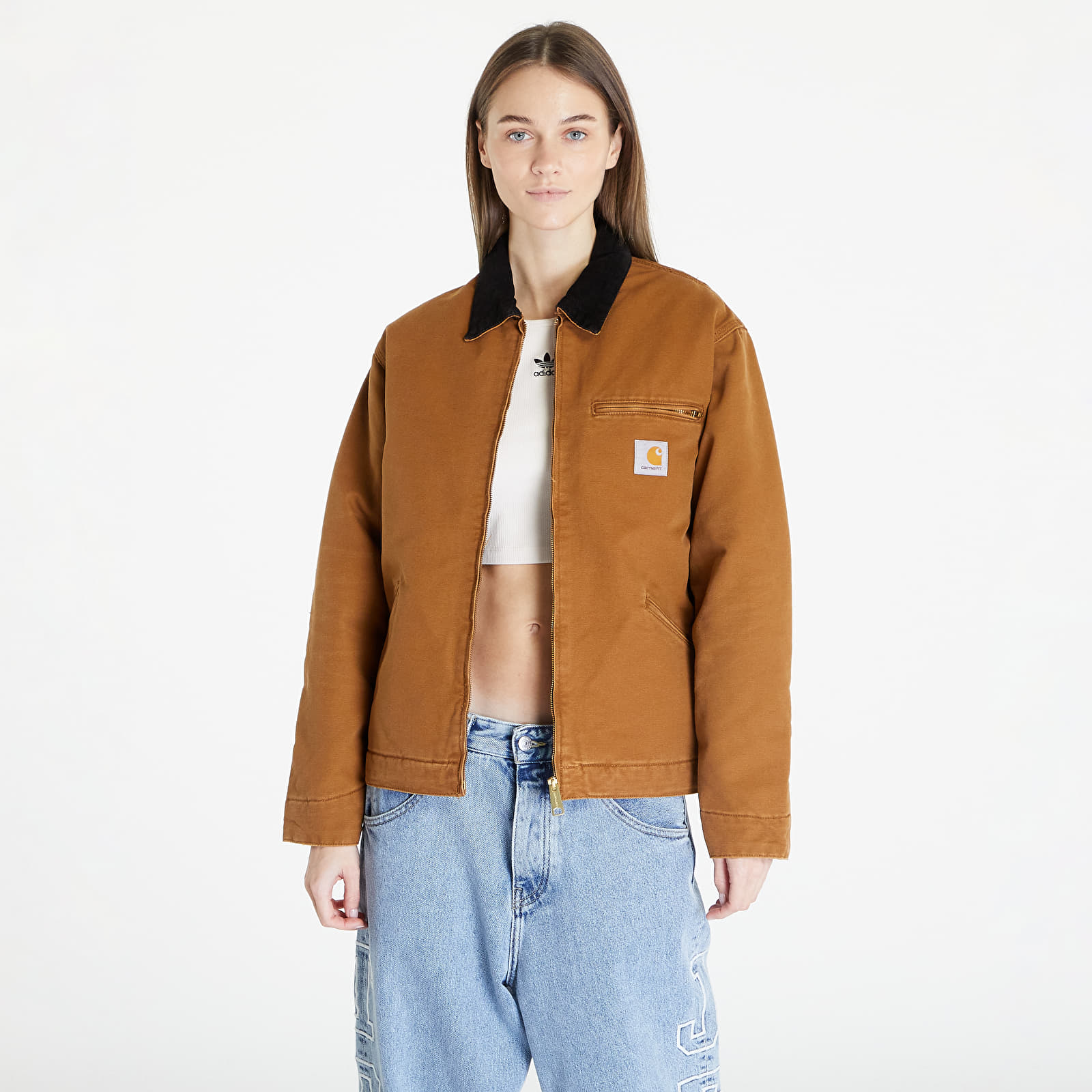 Chaquetas Carhartt WIP OG Detroit Jacket UNISEX Deep Hamilton Brown/ Black