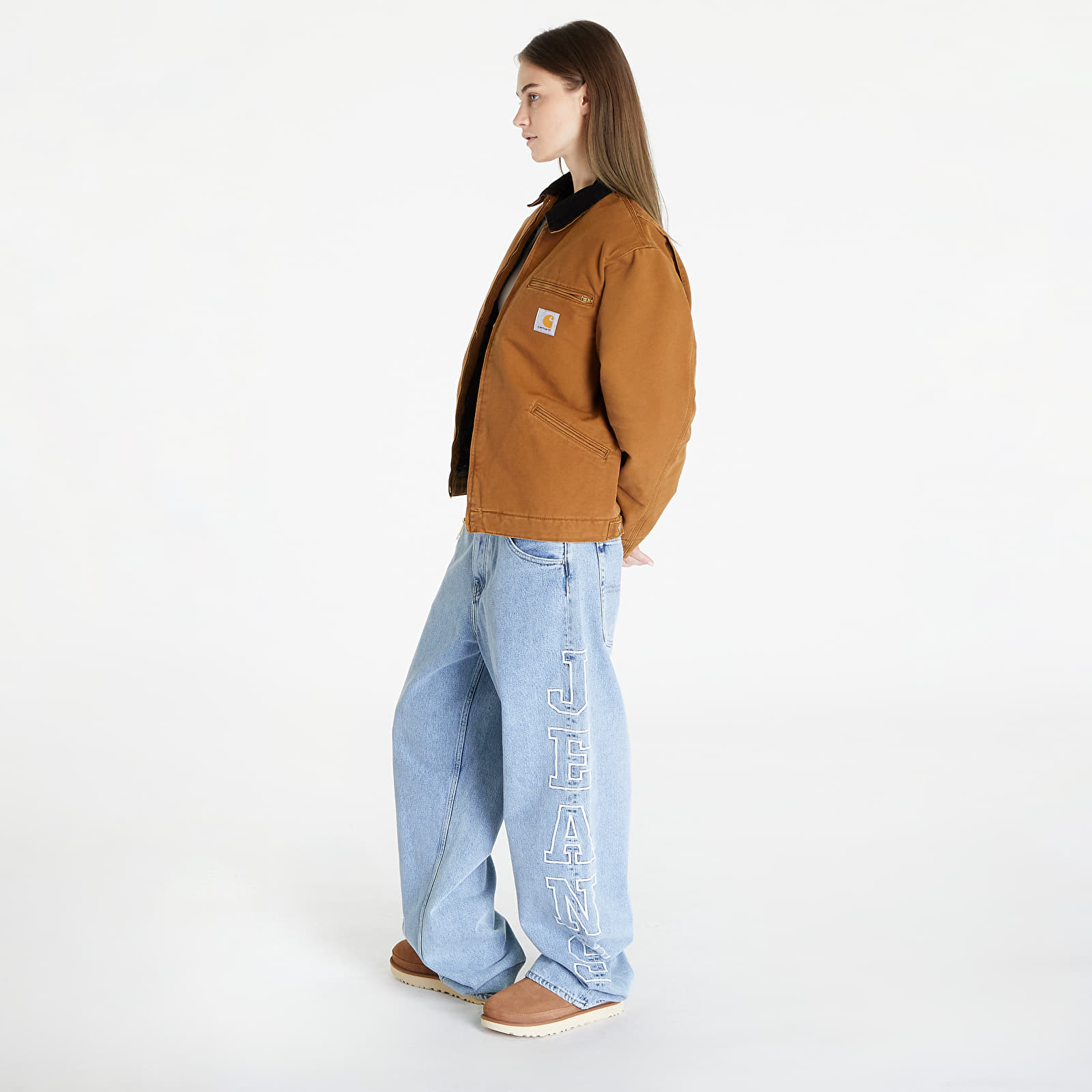 Chaquetas Carhartt WIP OG Detroit Jacket UNISEX Deep Hamilton Brown/ Black