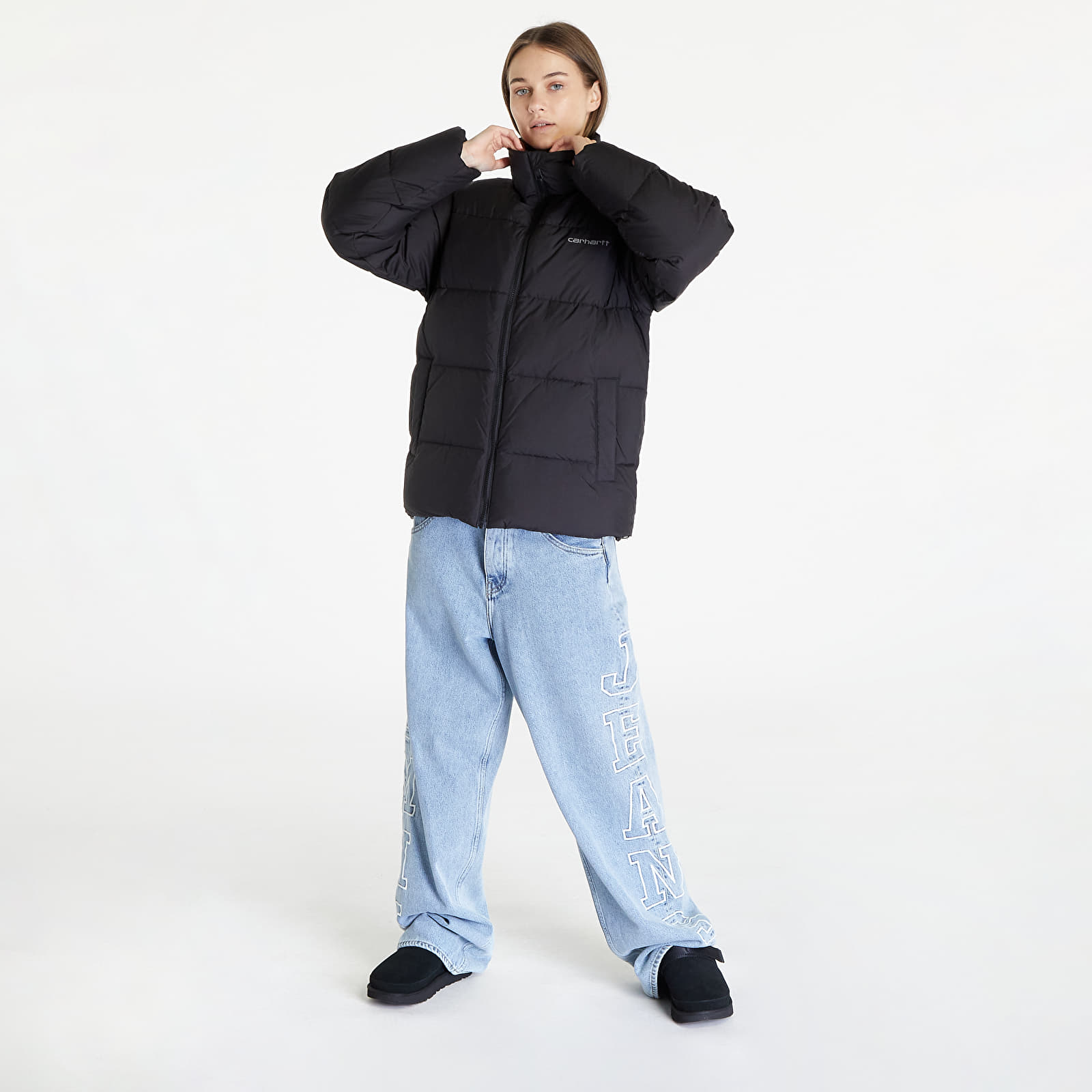 Jacken Carhartt WIP Springfield Jacket UNISEX Black/ Blacksmith