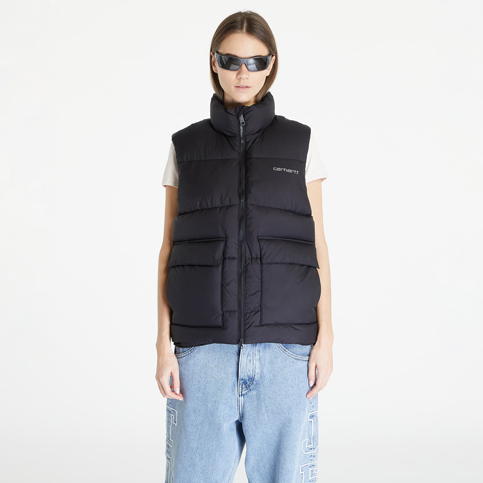 Womens black sale carhartt vest