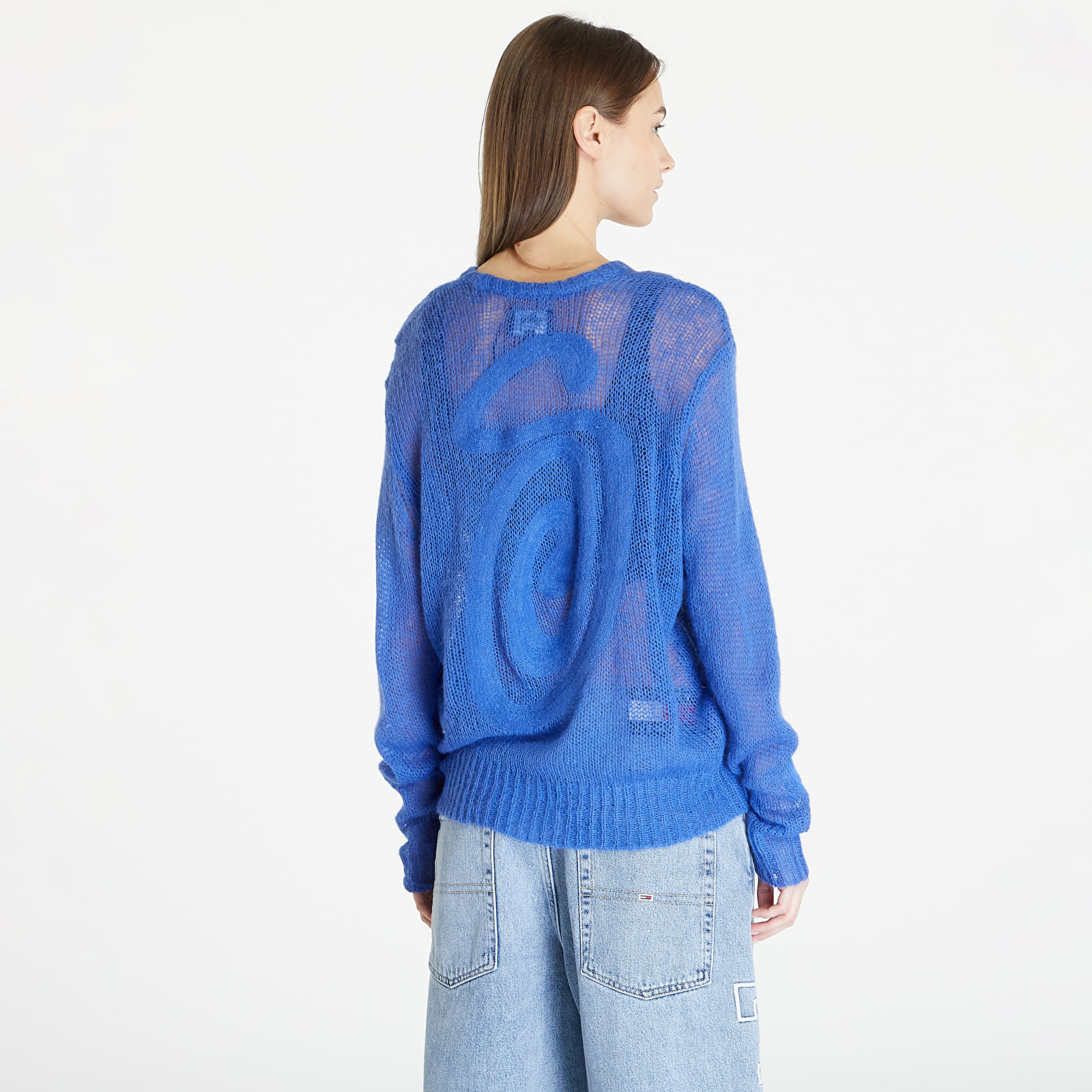 Suéteres Stüssy S Loose Knit Sweater UNISEX Blue