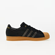 Adidas superstar discount black gum sole