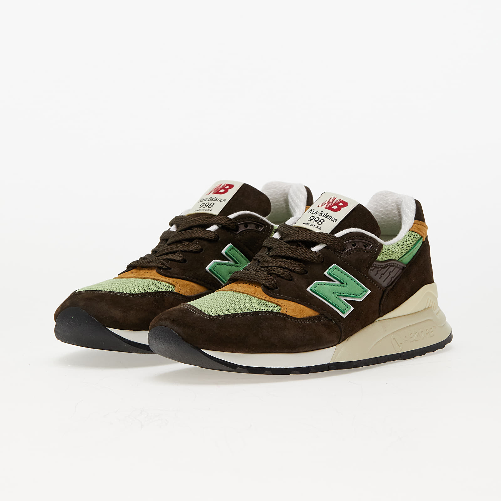 New Balance Made in USA 998 Brown Green 9