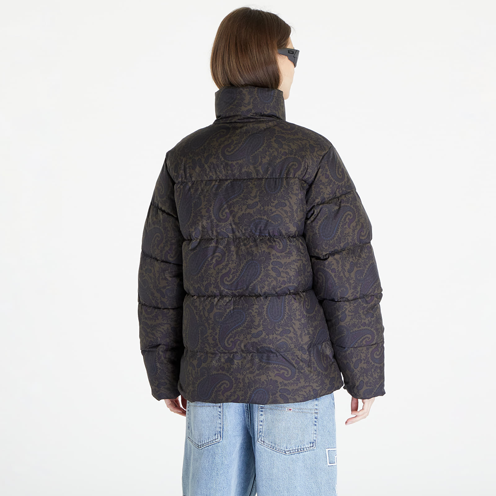 Geci Carhartt WIP Springfield Jacket UNISEX Paisley Print, Plant/ Black