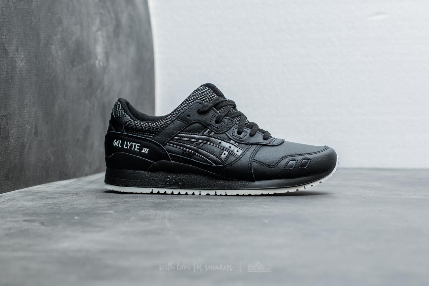 Herren Sneaker und Schuhe Asics Gel-Lyte III Black/ Black