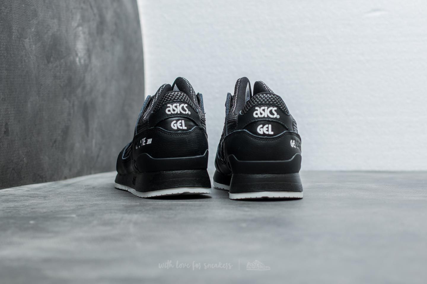 Herren Sneaker und Schuhe Asics Gel-Lyte III Black/ Black