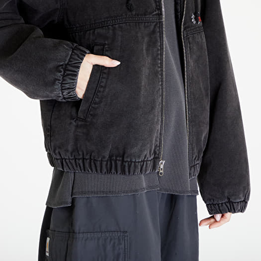 Stüssy Canvas Insulated Work Jacket UNISEX Black | Footshop