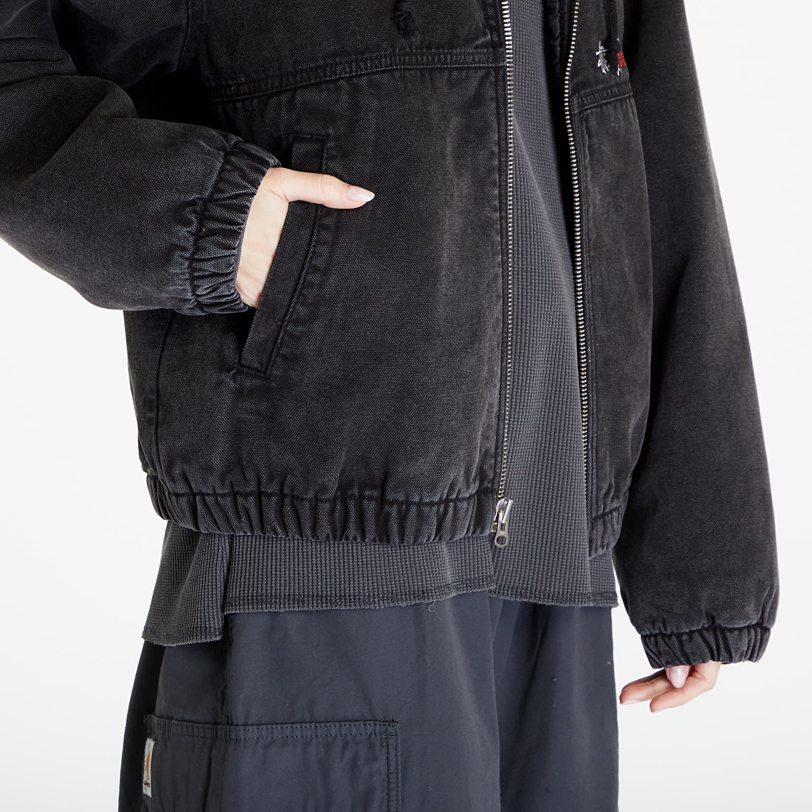 Jakker Stüssy Canvas Insulated Work Jacket UNISEX Black