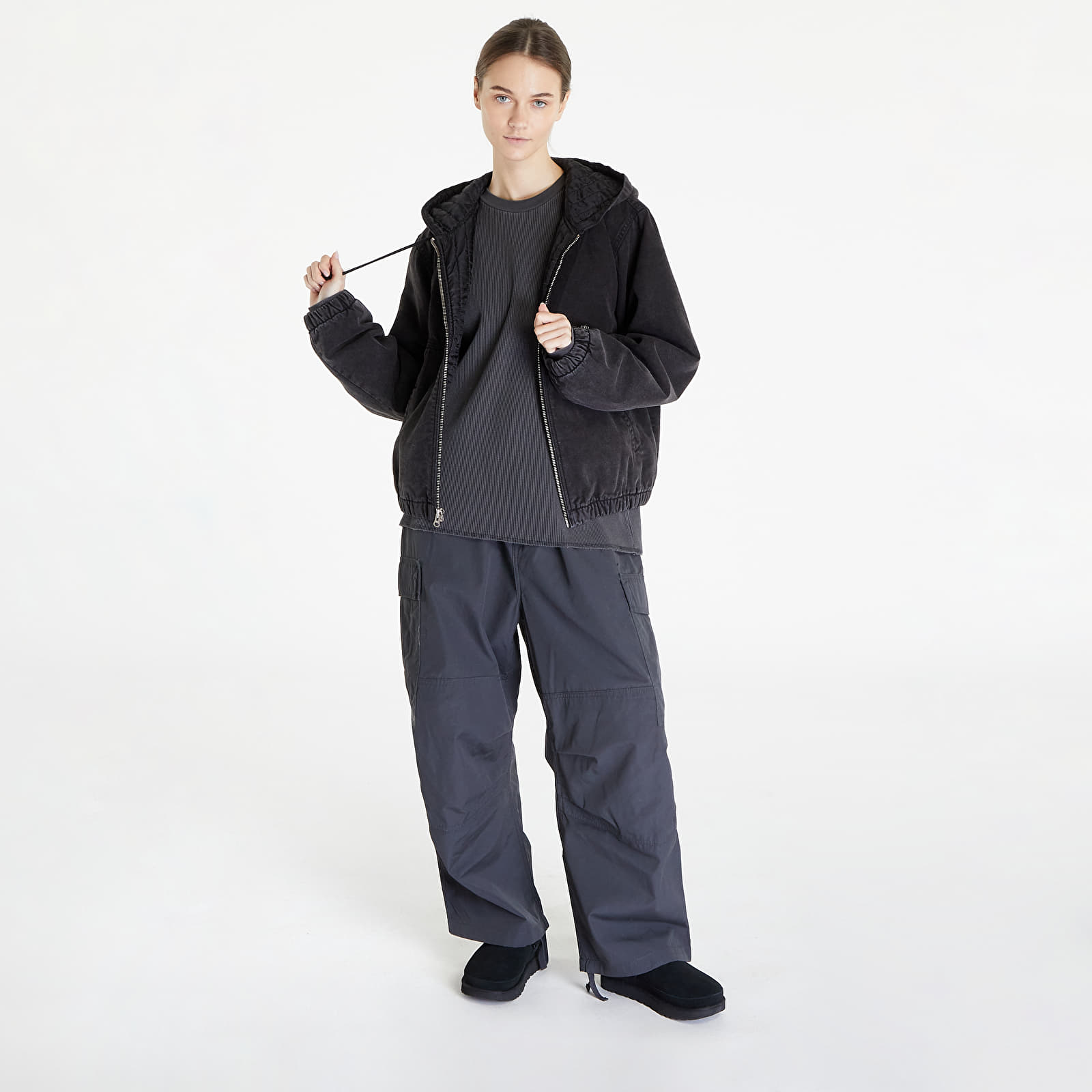 Jakker Stüssy Canvas Insulated Work Jacket UNISEX Black