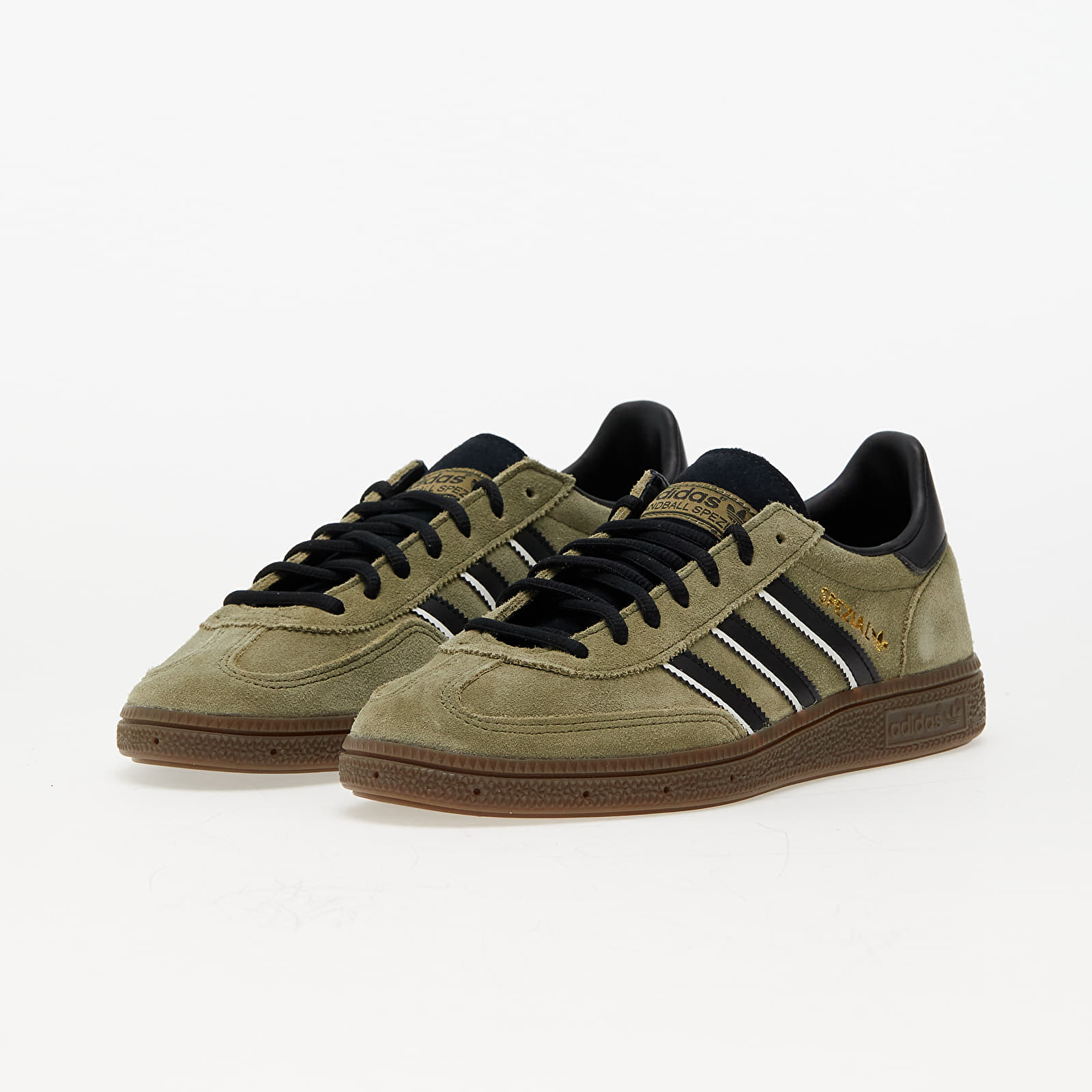Herren Sneaker und Schuhe adidas Handball Spezial Focus Olive/ Core Black/ Crystal White