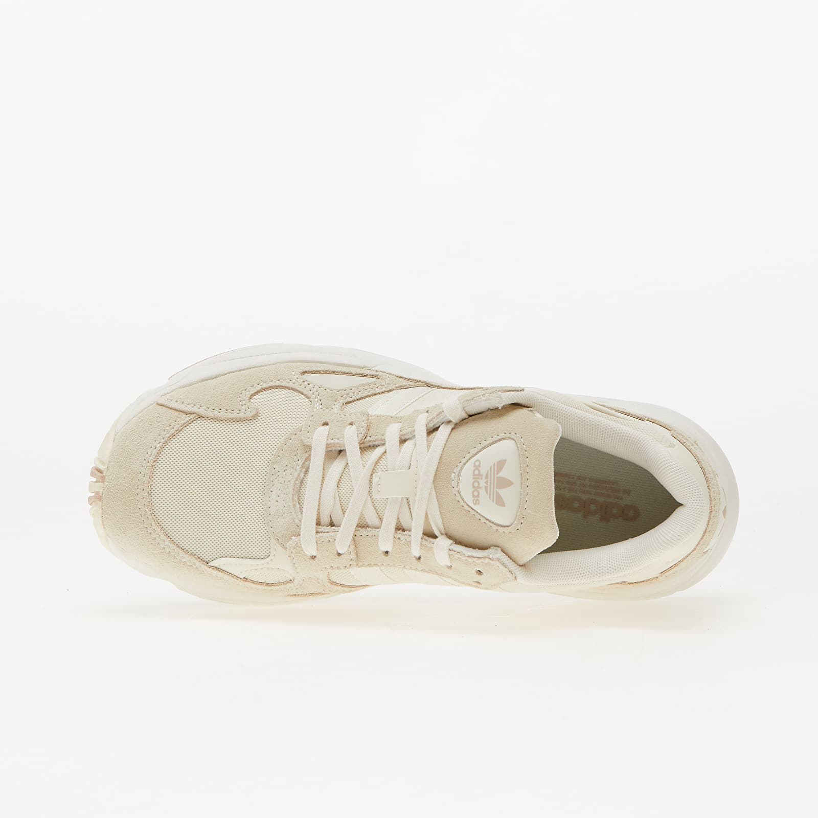 Adidas falcon white and cream on sale