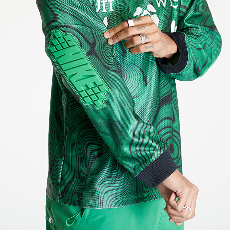 Nike x Off-White™ Men's Allover Print Jersey Kelly Green | Footshop