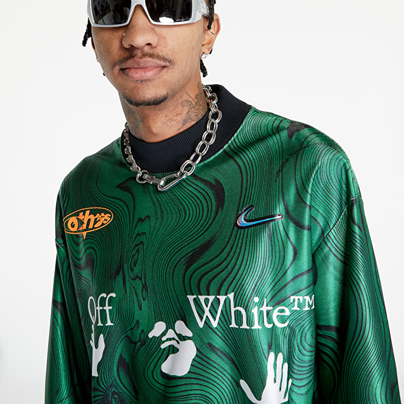 Nike x Off-White™ Men's Allover Print Jersey Kelly Green | Footshop