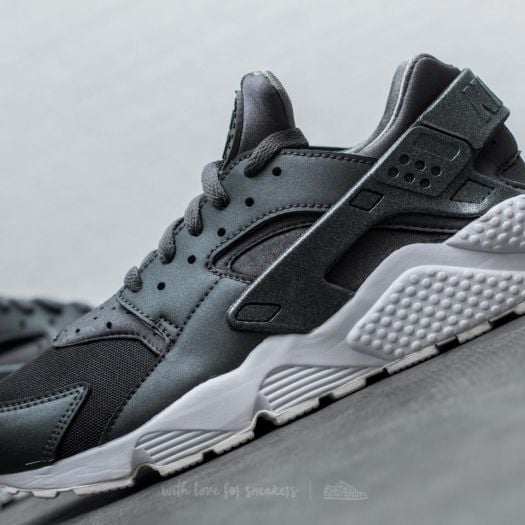 Nike air huarache run premium metallic hematite e amp; cool shop grey