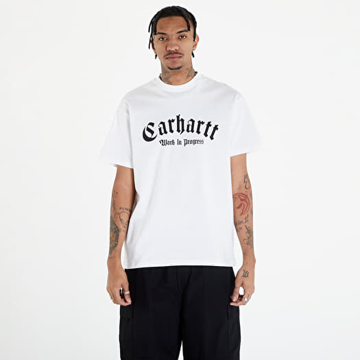 Tricou Carhartt WIP Short Sleeve Onyx T-Shirt UNISEX White/ Black