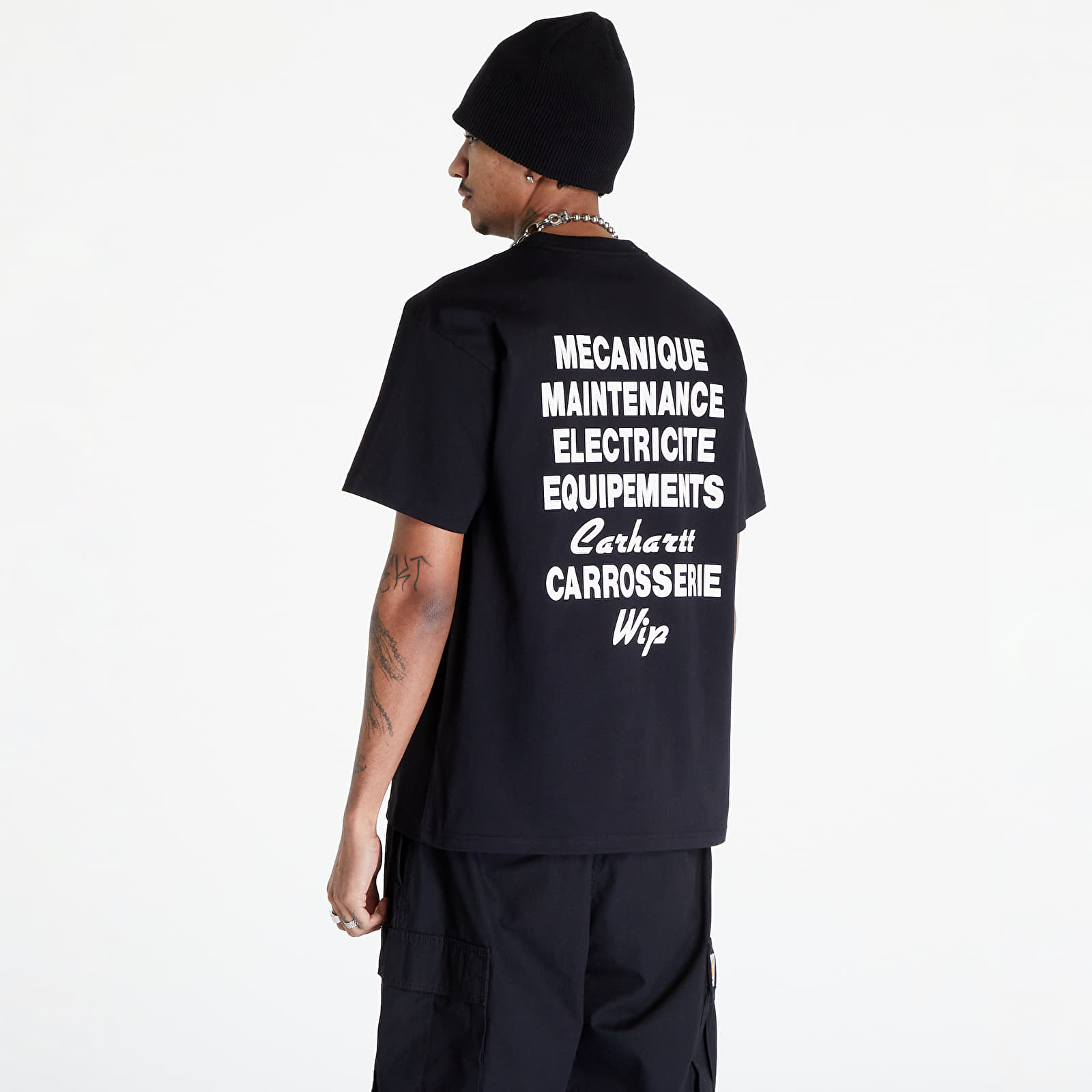 T-skjorter Carhartt WIP Short Sleeve Mechanics T-Shirt UNISEX Black