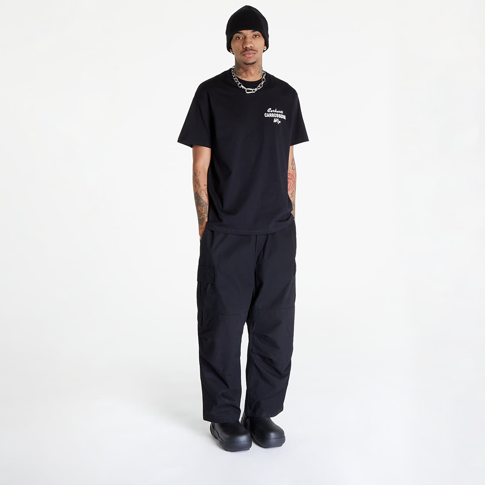 T-skjorter Carhartt WIP Short Sleeve Mechanics T-Shirt UNISEX Black
