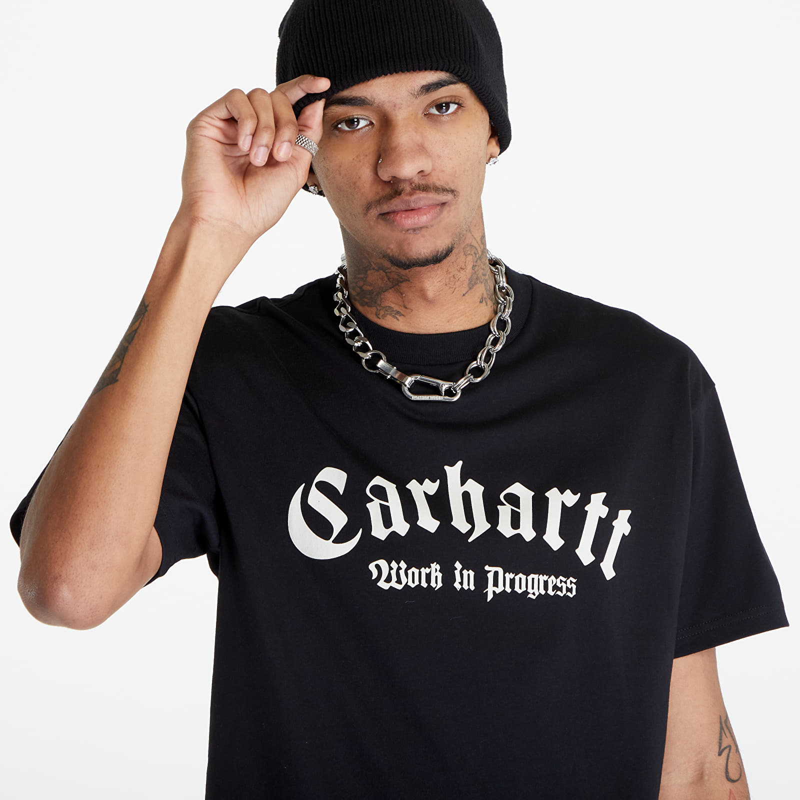 Koszulki Carhartt WIP Short Sleeve Onyx T-Shirt UNISEX Black/ Wax