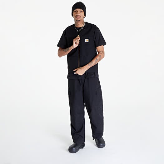 トップス Carhartt WIP ARBOR VEST BLACK FADED Shop Carhartt WIP Arbor Organic Dearborn Vest (black faded) online