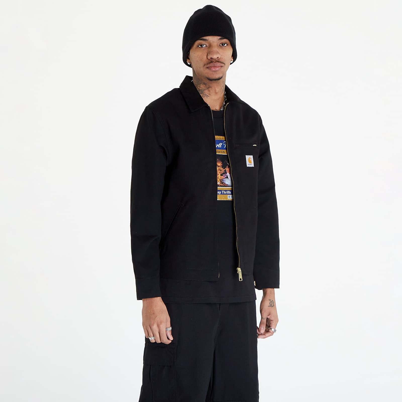 Chaquetas Carhartt WIP Detroit Jacket UNISEX Black/ Black Rigid
