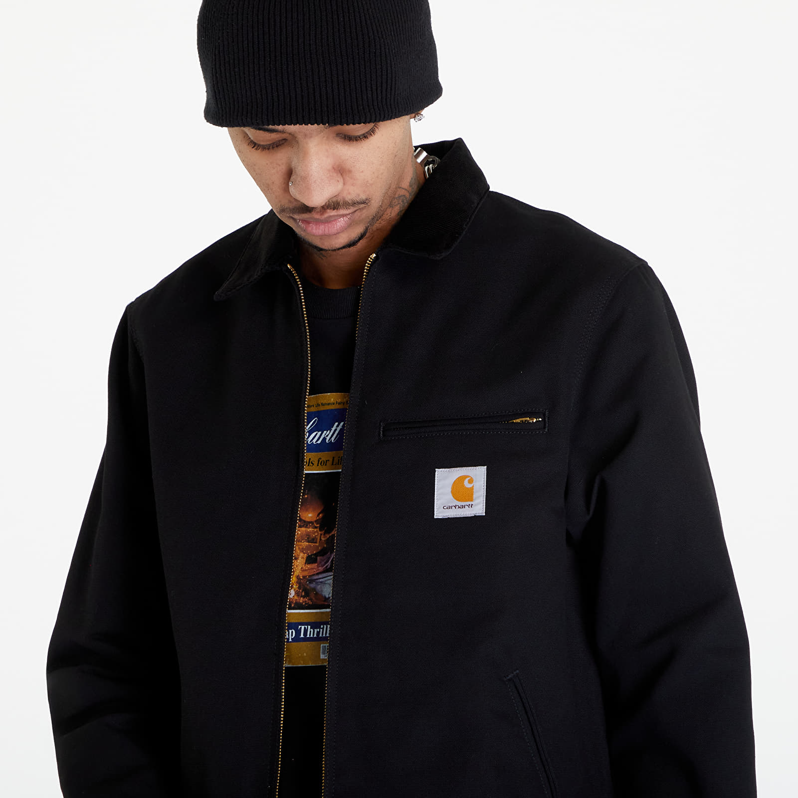 Chaquetas Carhartt WIP Detroit Jacket UNISEX Black/ Black Rigid