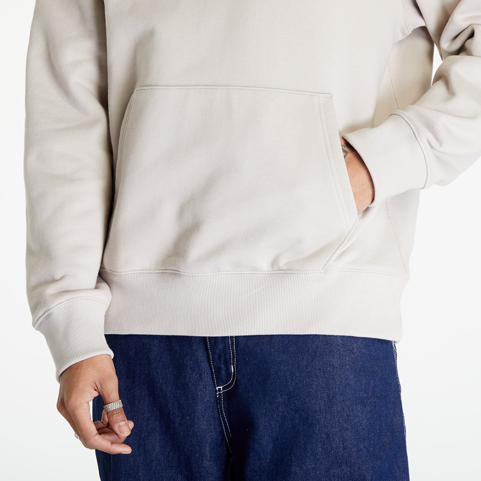 Mikiny adidas Adicolor Contempo French Terry Hoodie Wonder Beige
