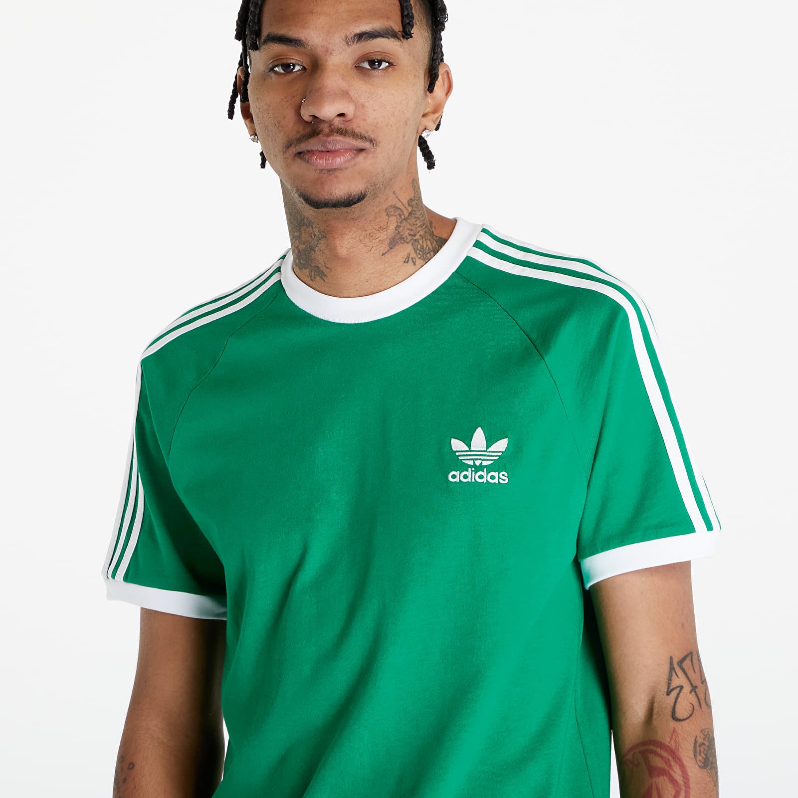 Тениски adidas Adicolor Classics 3-Stripes Tee Green