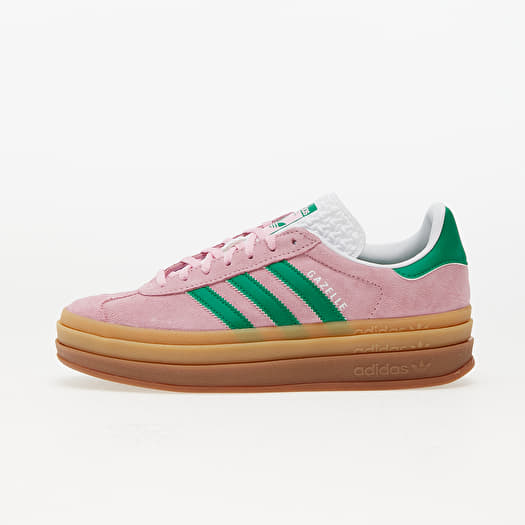 adidas Gazelle Bold W True Pink/ Green/ Ftw White