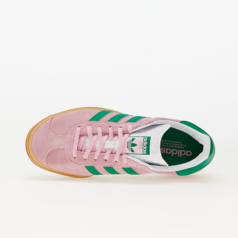 Women's shoes adidas Gazelle Bold W True Pink/ Green/ Ftw White