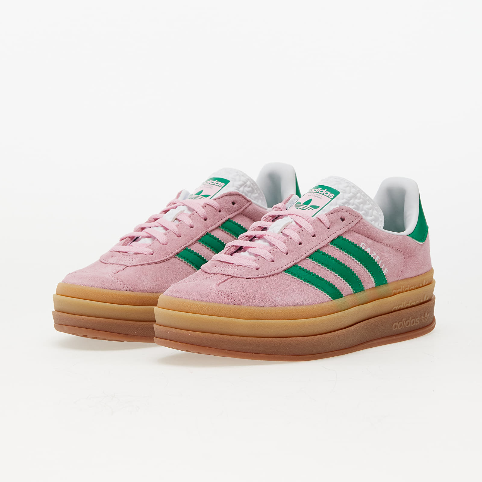 Women's shoes adidas Gazelle Bold W True Pink/ Green/ Ftw White | Footshop