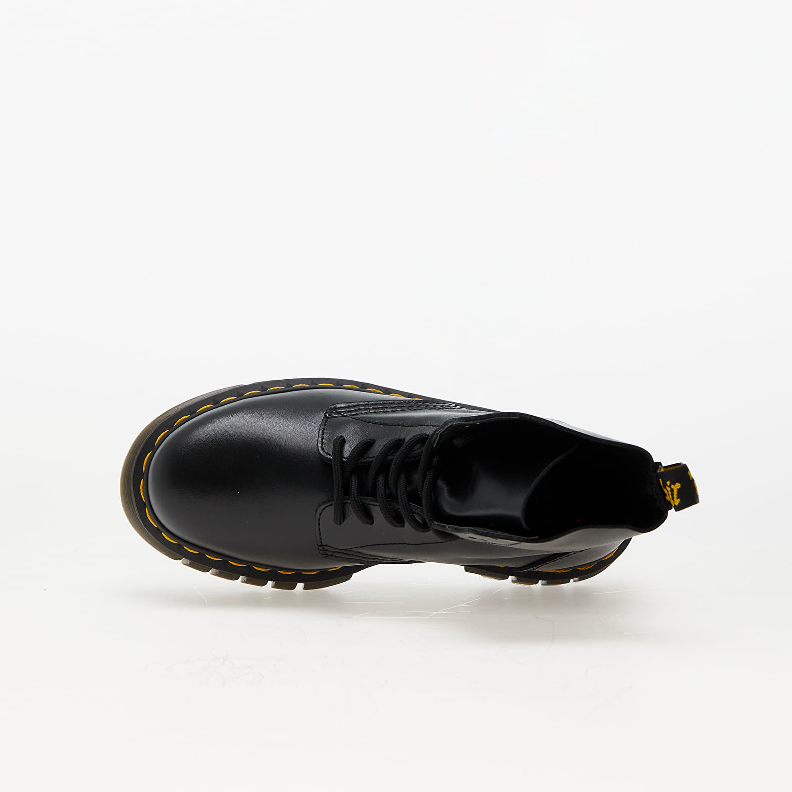 thumbnail interactive-video image 1 of DR. MARTENS WOMENS AUDRICK 8 EYE LEATHER PLATFORM LACE‎ UP COMBAT BOOTS 7 BLACK 1 of 12