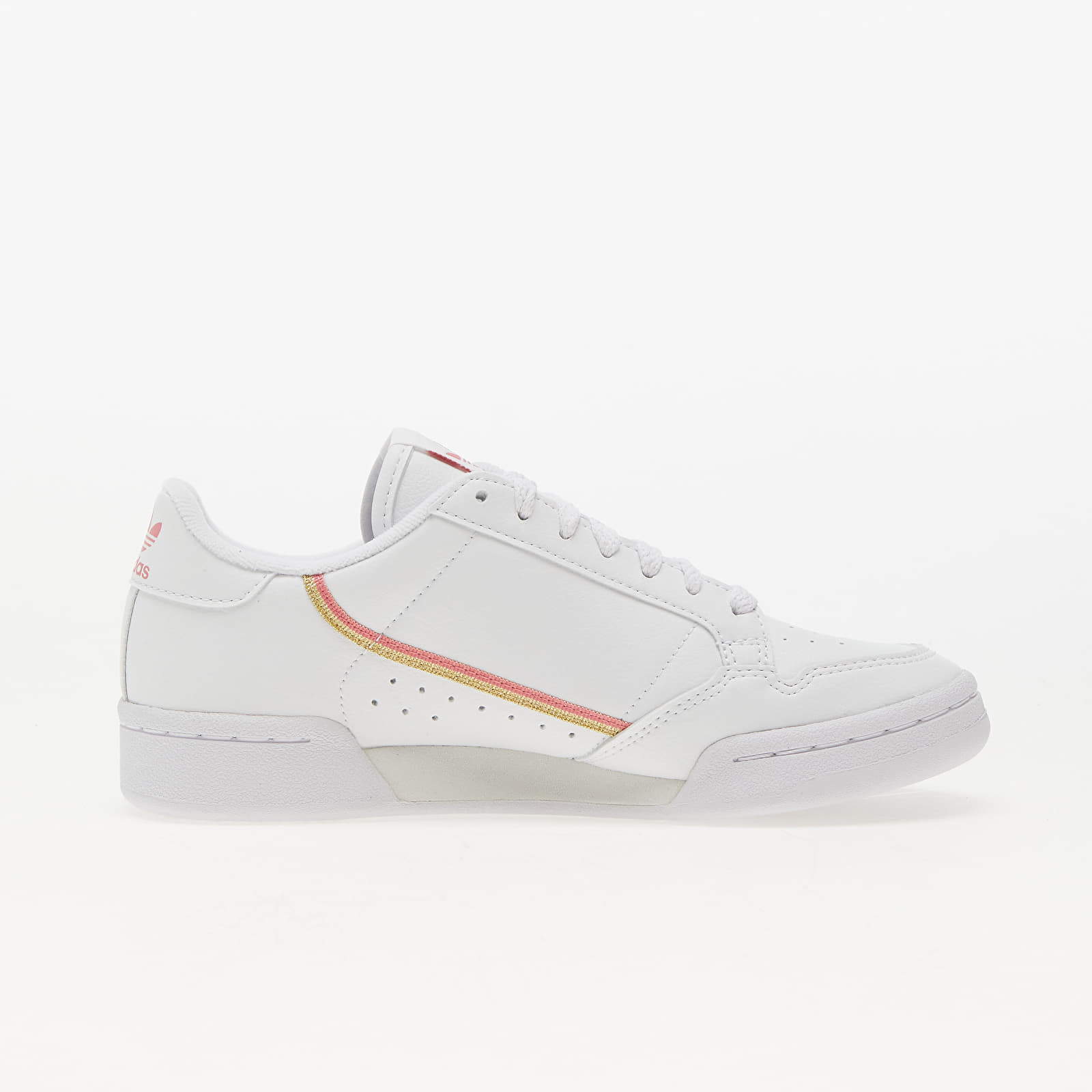 Chaussures et baskets femme adidas Continental 80 Vegan Ftw White/ Haze Rose/ Gold Metallic
