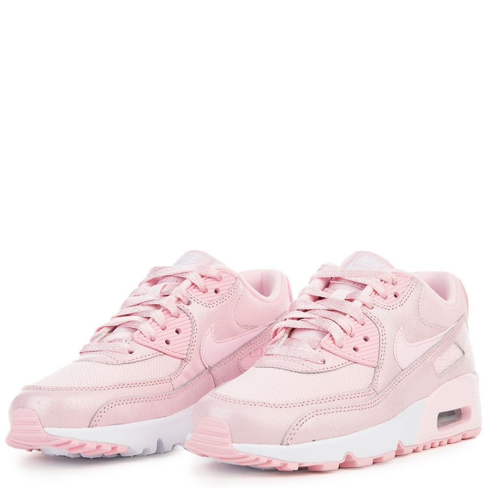 Damen Sneaker und Schuhe Nike Air Max 90 SE Mesh (GS) Prism Pink/ Prism Pink-White