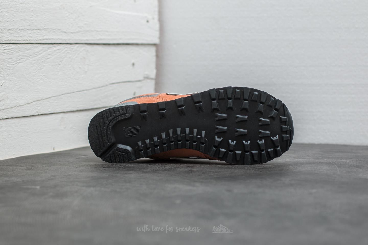Women's shoes New Balance 574 Orange/ Grey/ White
