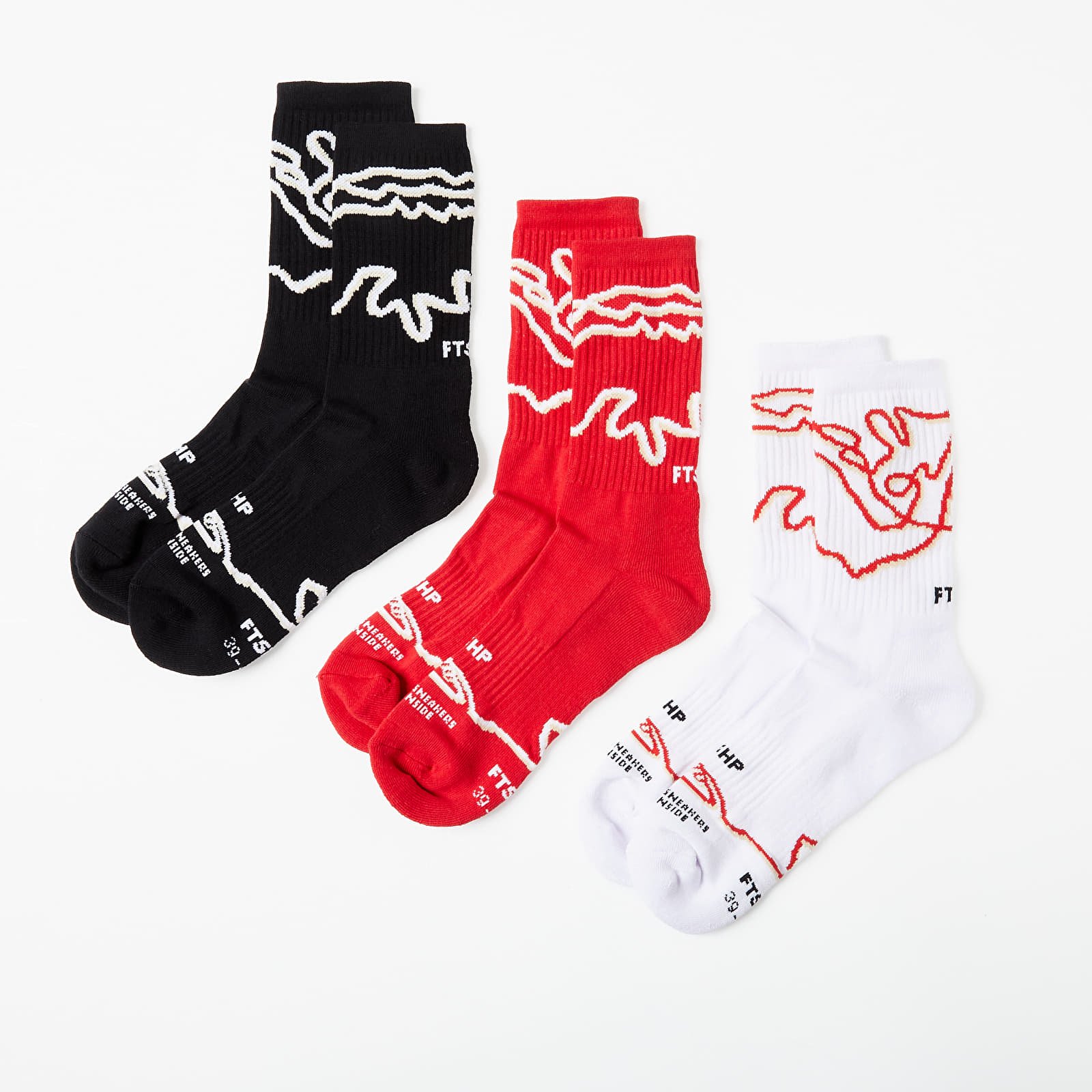Sukat Footshop The Stripes Socks 3-Pack Multicolor