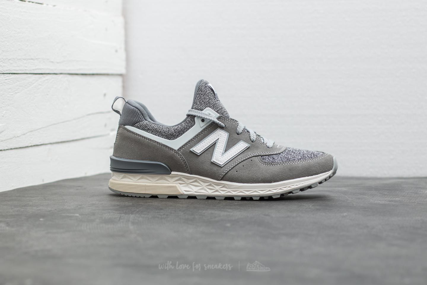 New balance 574 on sale sport grey suede