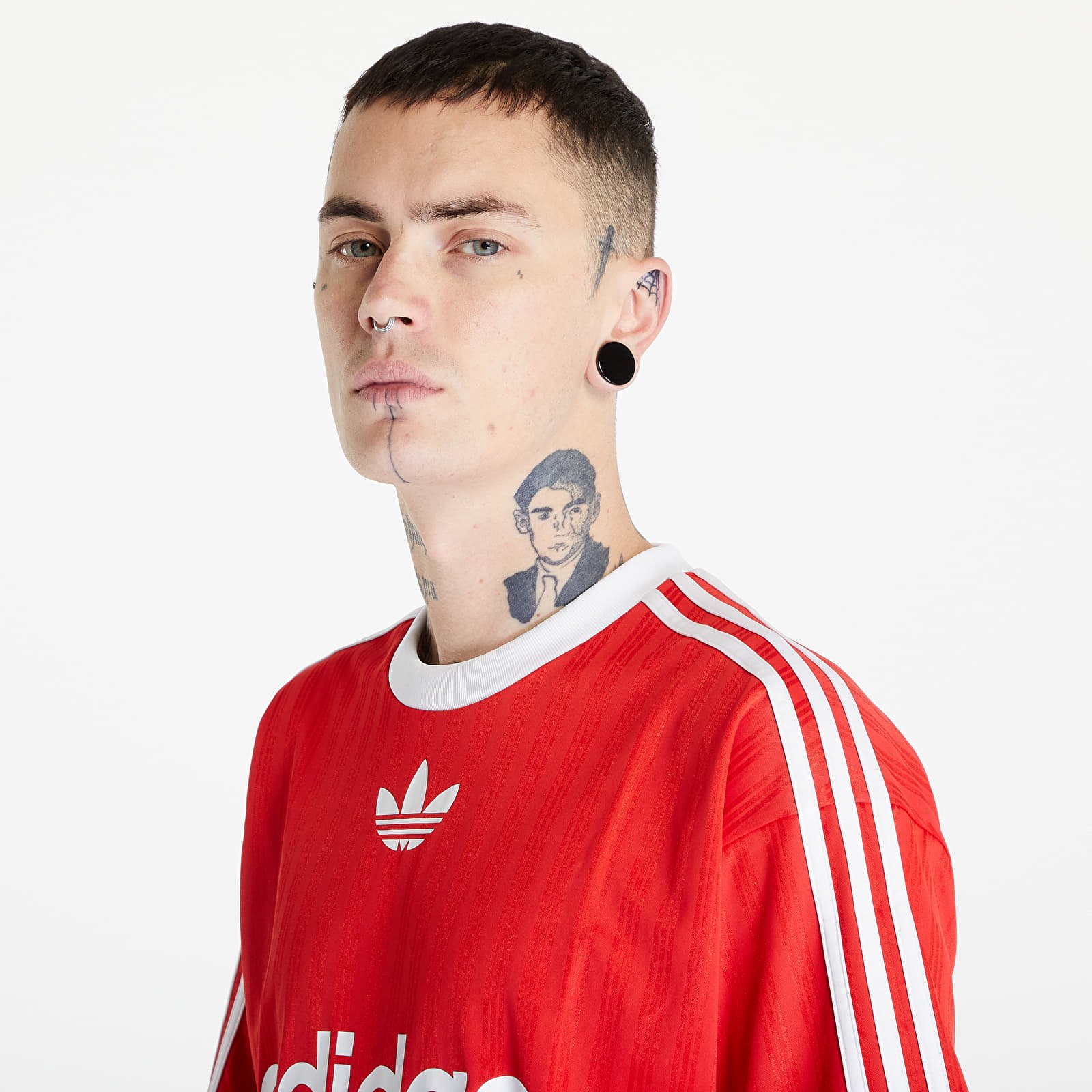 T-Shirts adidas Adicolor Poly T Better Scarlet/ White