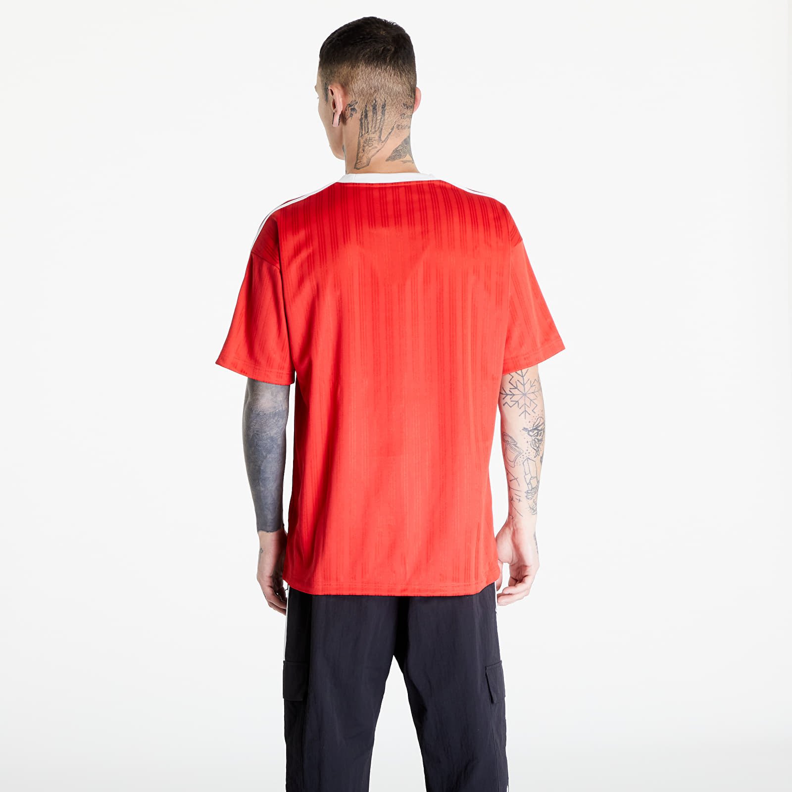 T-Shirts adidas Adicolor Poly T Better Scarlet/ White