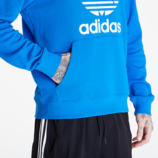 Adidas trefoil sweatshirt blue discount