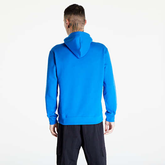 Adidas trefoil hoodie best sale bluebird