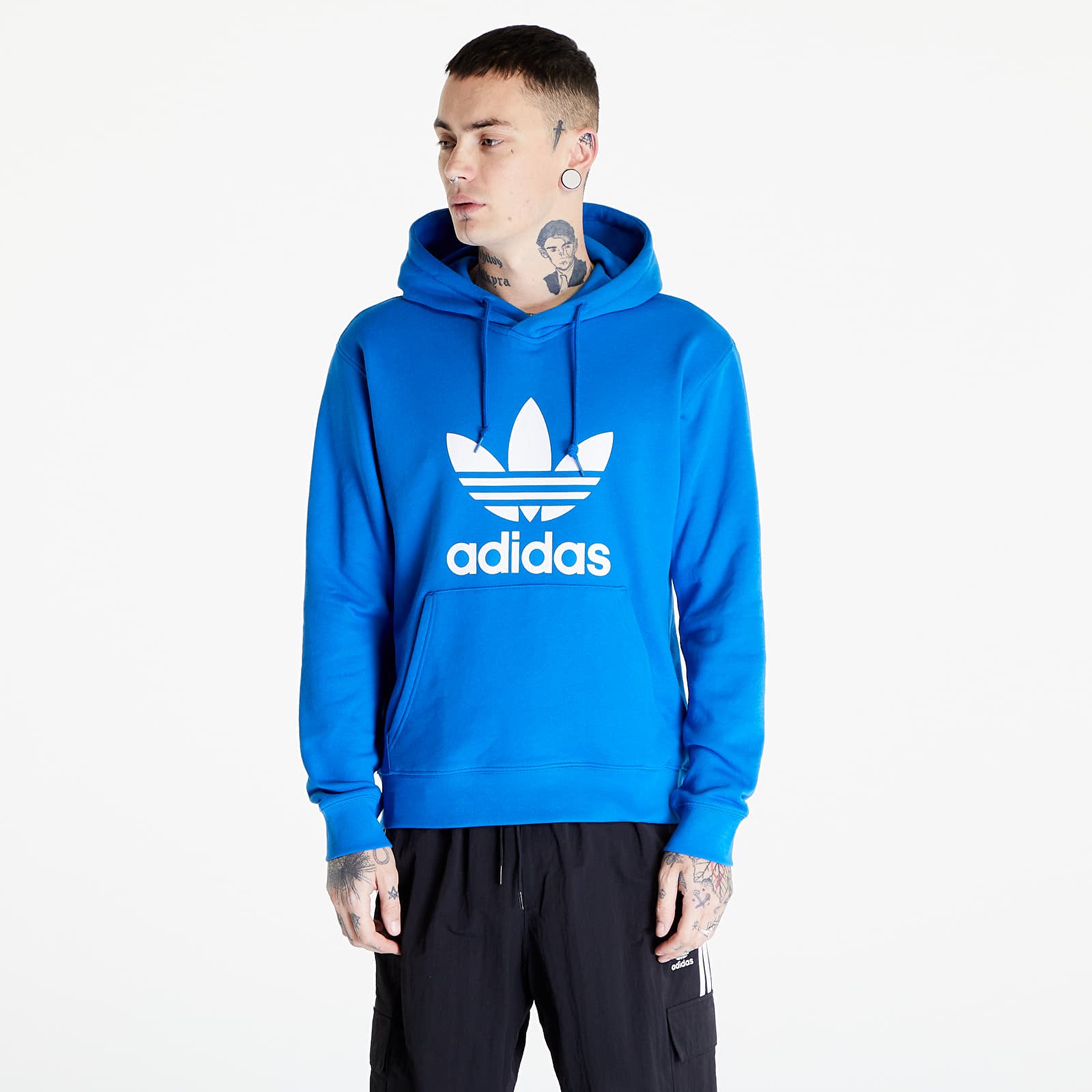 Hoodies och sweatshirts adidas Trefoil Hoody Blue Bird
